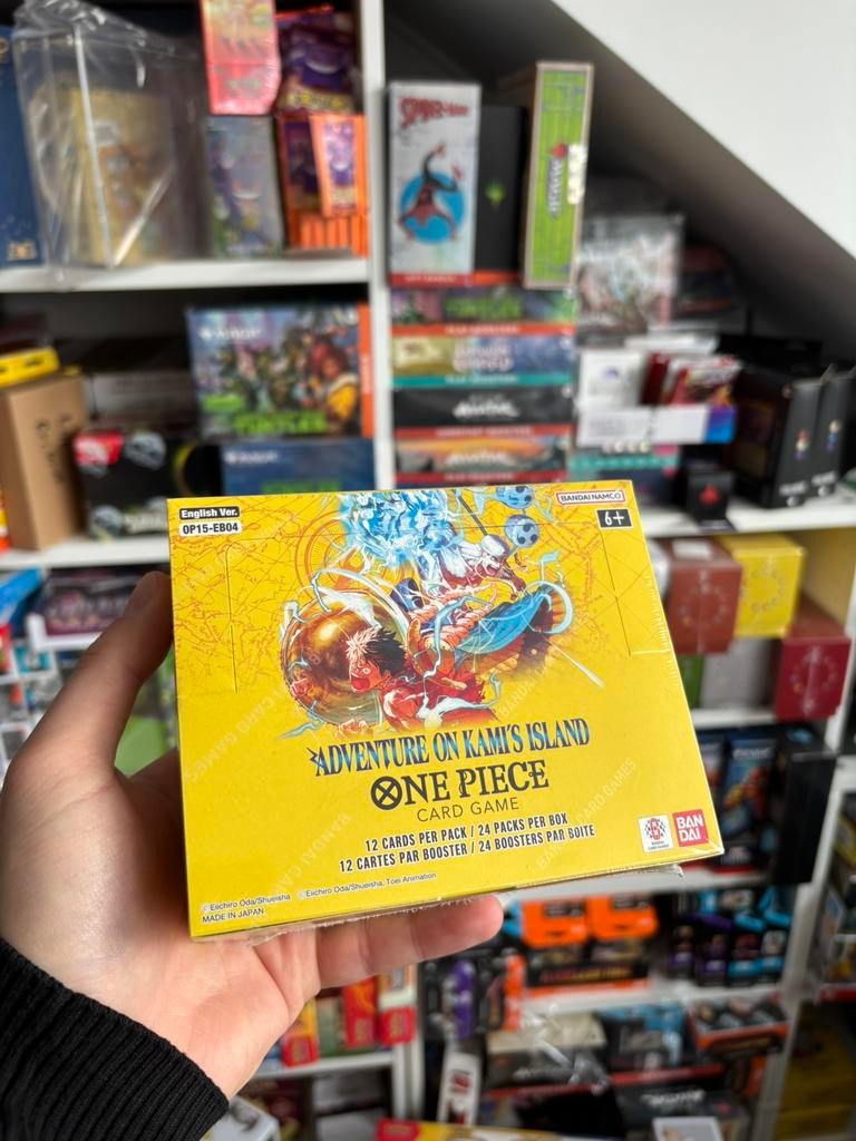 One Piece Card OP-15 Adventure on Kami’s Island Booster Box, Ophalen of Verzenden, Zo goed als nieuw, Booster