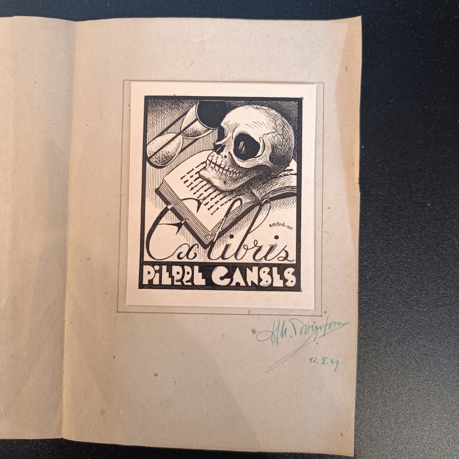 EX LIBRIS  1949 PIERRE CANSES, Ophalen of Verzenden