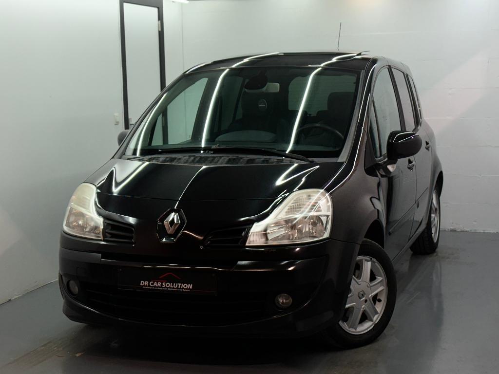 Renault modus Initiale 1.2i ac pano dak leder 2010 lezok, Autos, Entreprise, Garantie prolongée, Noir, 5 portes