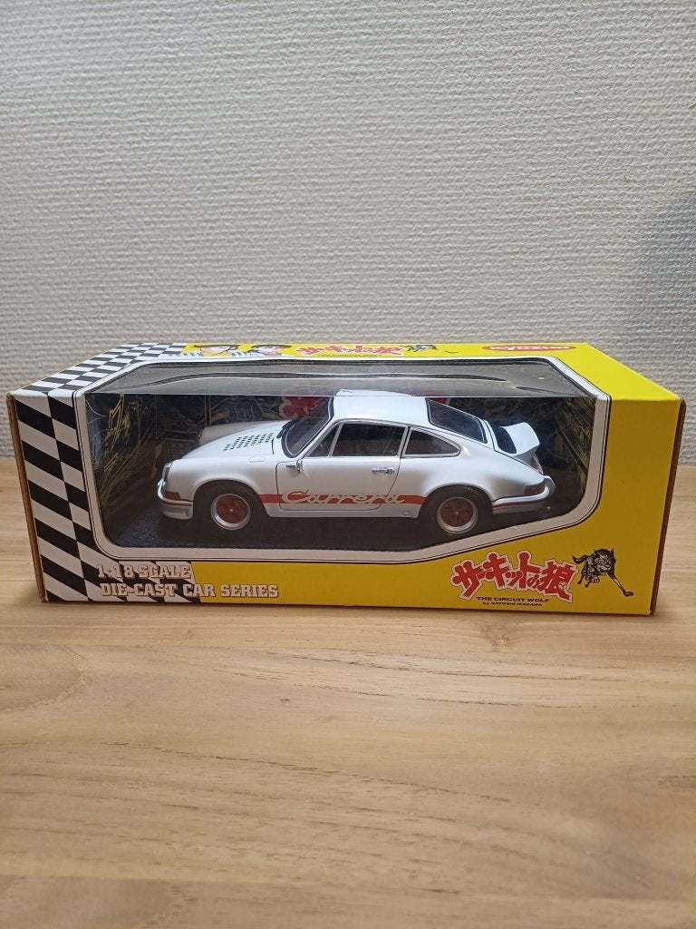 Kyoscho Porsche 1/18 Carrera RS 1973 Zeldzaam/NIEUW, Hobby en Vrije tijd, Ophalen, Nieuw, Auto