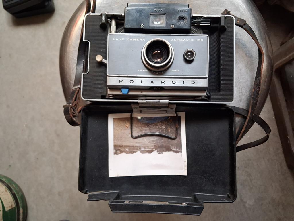 vintage Polaroid Land Camera Automatic 100, Ophalen