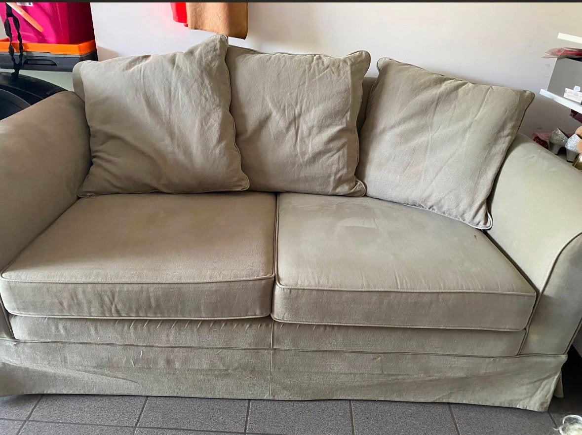 Landelijk zetel, Huis en Inrichting, Zetels | Zetels, Ophalen, Gebruikt, 150 tot 200 cm, Tweepersoons