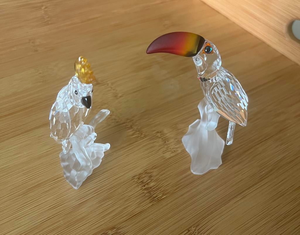 Swarovski Kaketoe en Toekan, Verzamelen, Swarovski, Ophalen, Zo goed als nieuw
