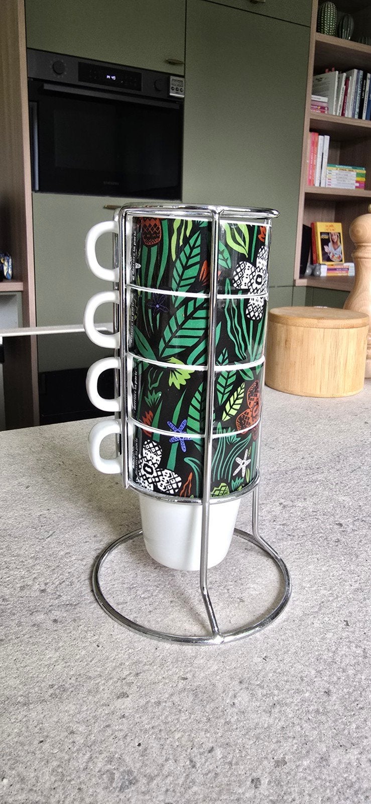 tasses à Espresso de chez  Derrière La Porte.Comme neuves, Enlèvement