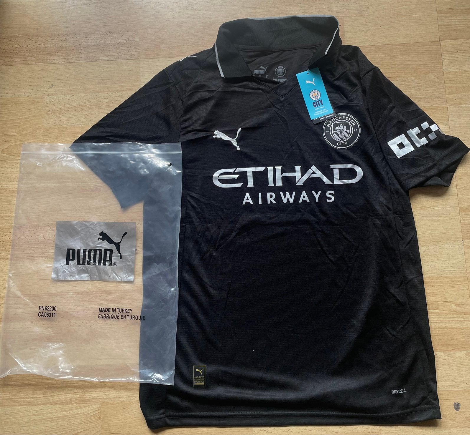 Maillot extérieur de Manchester City 2024/2025, Enlèvement ou Envoi, Comme neuf, Taille 52/54 (L)
