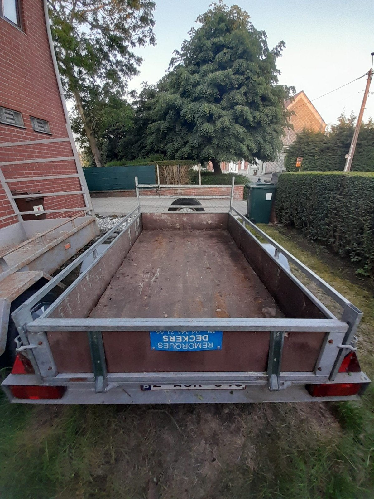 Remorque utilitaire galvanisée à vendre, Autos : Divers, Remorques, Enlèvement ou Envoi