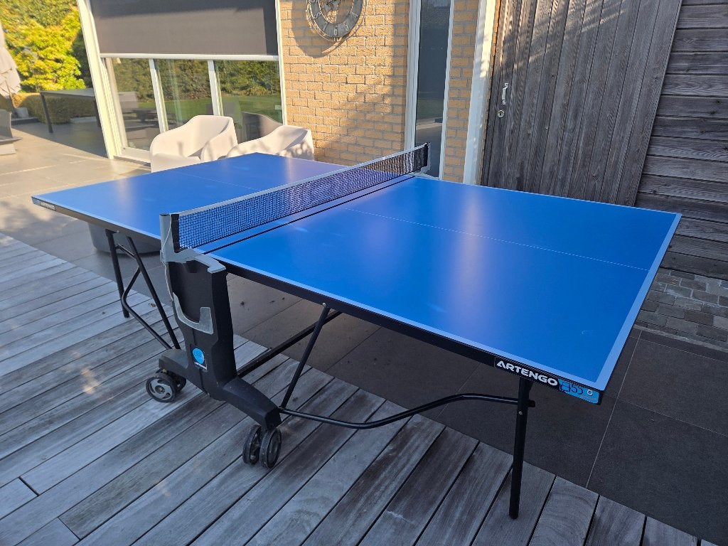 Table de ping-pong (tennis de table), Sports & Fitness, Enlèvement, Comme neuf, Table d'extérieur, Pliante
