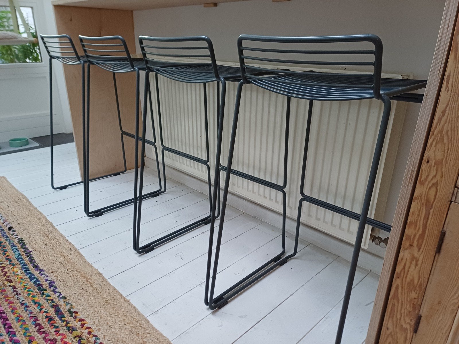 HAY HEE barkruk, Huis en Inrichting, Ophalen, 60 tot 90 cm, Zo goed als nieuw, Metaal