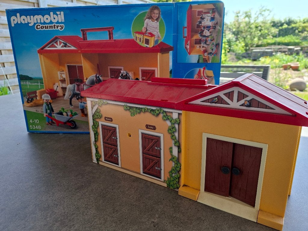 playmobil 5348 - paardenwasplaats, Ophalen of Verzenden, Gebruikt, Complete set