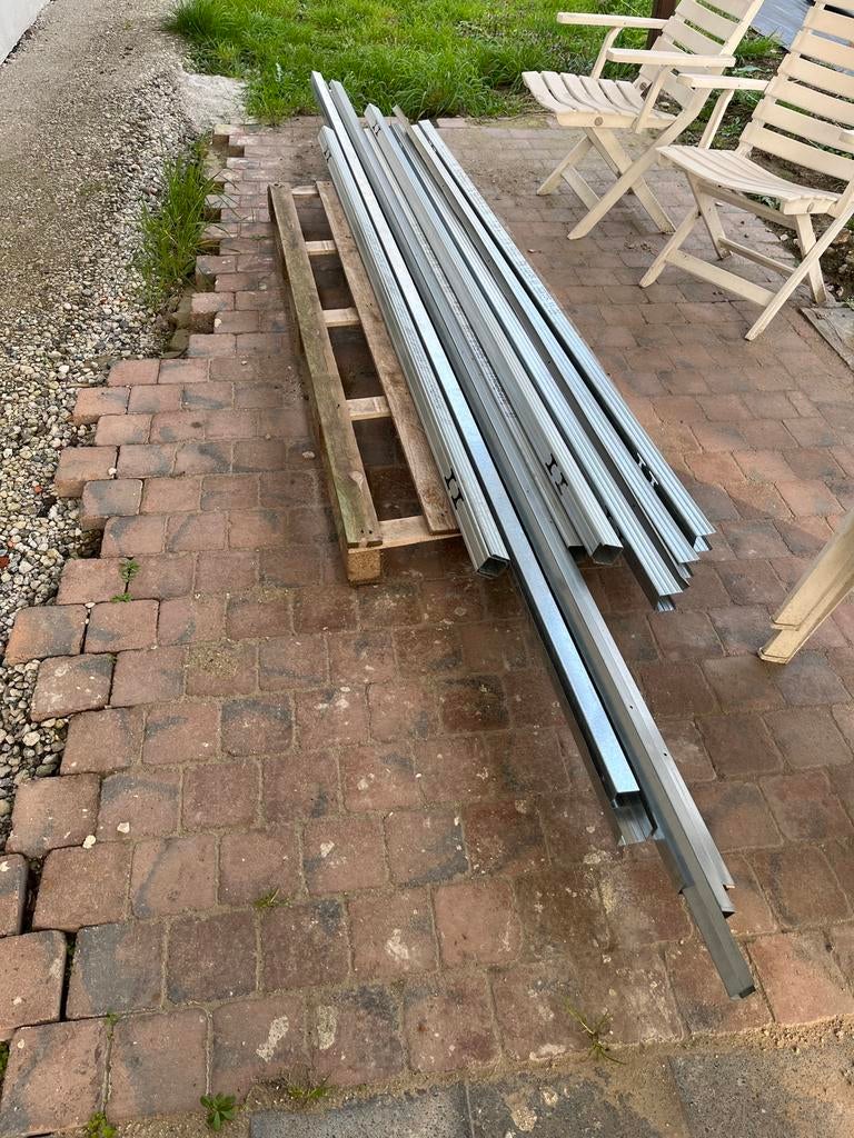 Metal stud wand- en plafond profielen overschot, Enlèvement, Comme neuf