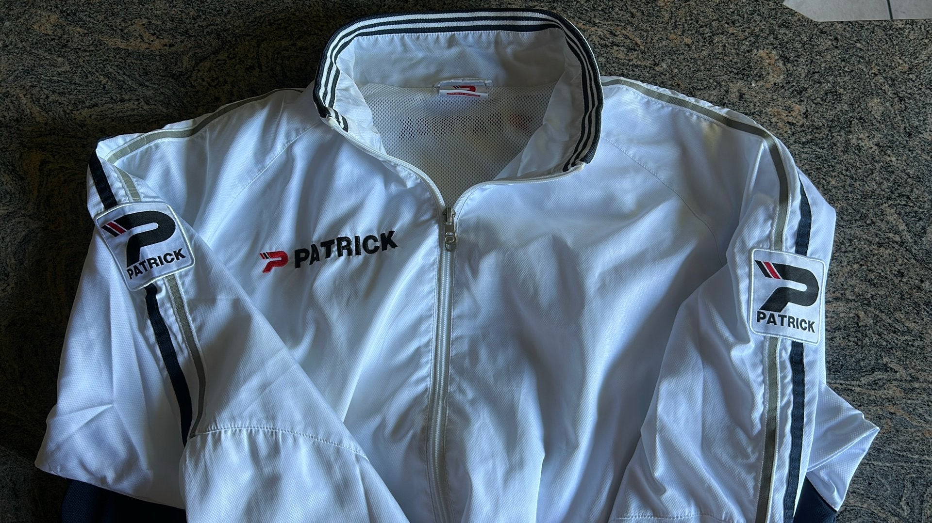 Sportvest met rits maat L van Patrick, Kleding | Heren, Ophalen of Verzenden, Zo goed als nieuw, Maat 52/54 (L), Wit