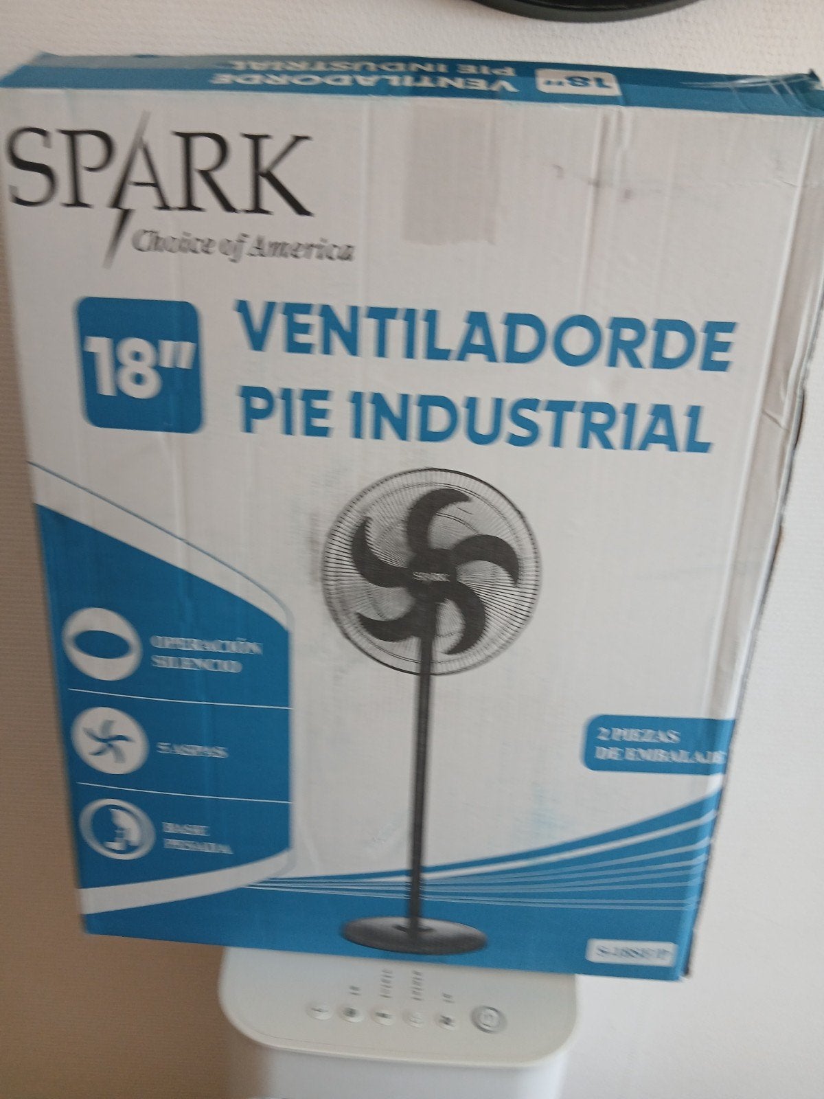 nieuwe ventilator, Electroménager, Ventilateurs, Enlèvement ou Envoi, Neuf, Ventilateur de sol