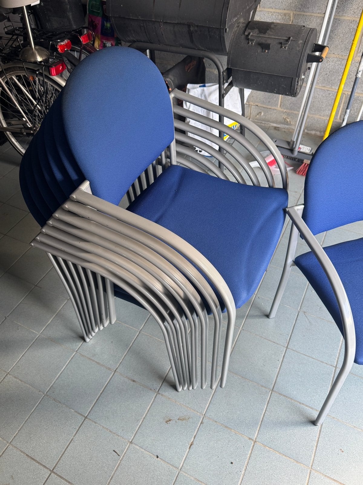 Chaises (chaises pour visiteurs) 8 pièces, Enlèvement, Comme neuf