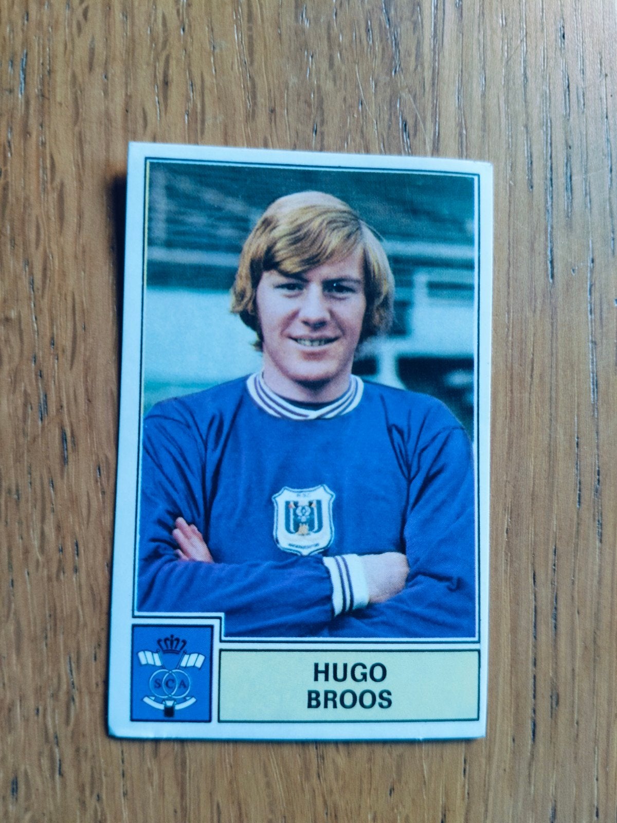 Panini sticker Football 1972-1973 Hugo Broos, Ophalen of Verzenden, Sticker