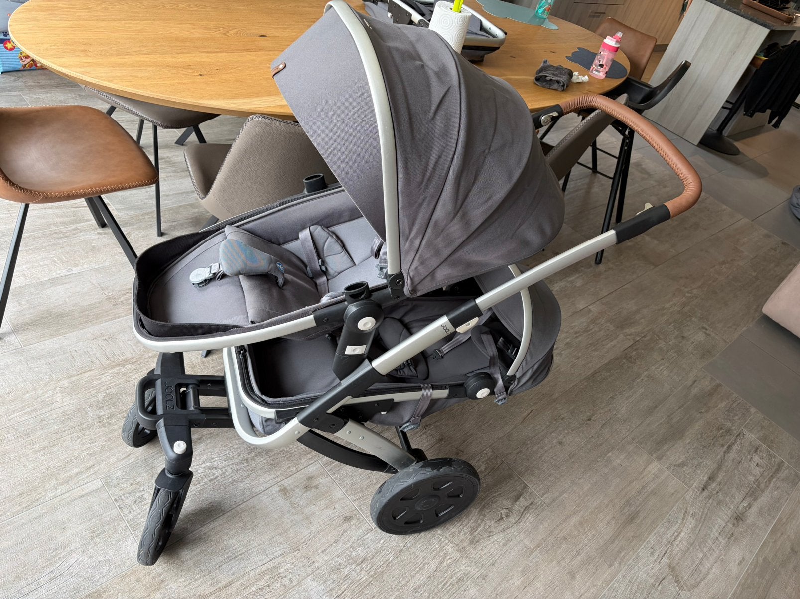 Joolz Geo 2 met uitbreidingsset voor 2 kinderen., Enlèvement, Comme neuf, Poussette