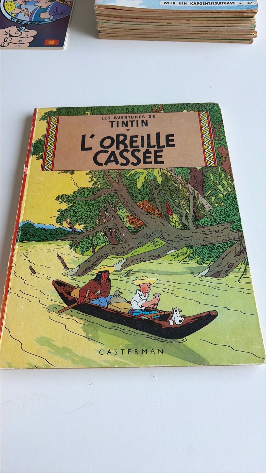 Tintin - l’oreille cassee, Livres, Enlèvement ou Envoi, Utilisé