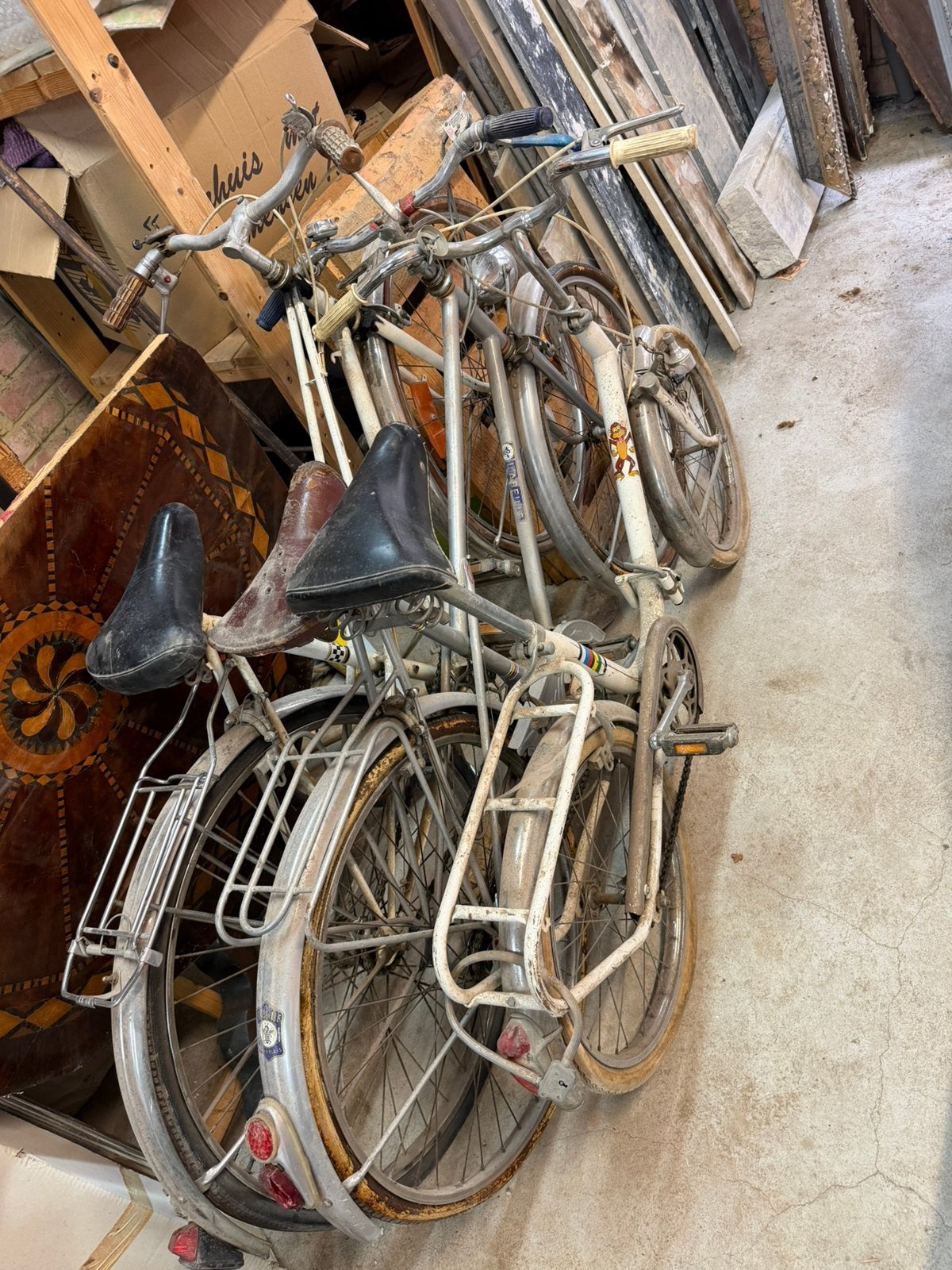 Lot de 3 velos vintage, Enlèvement, Utilisé