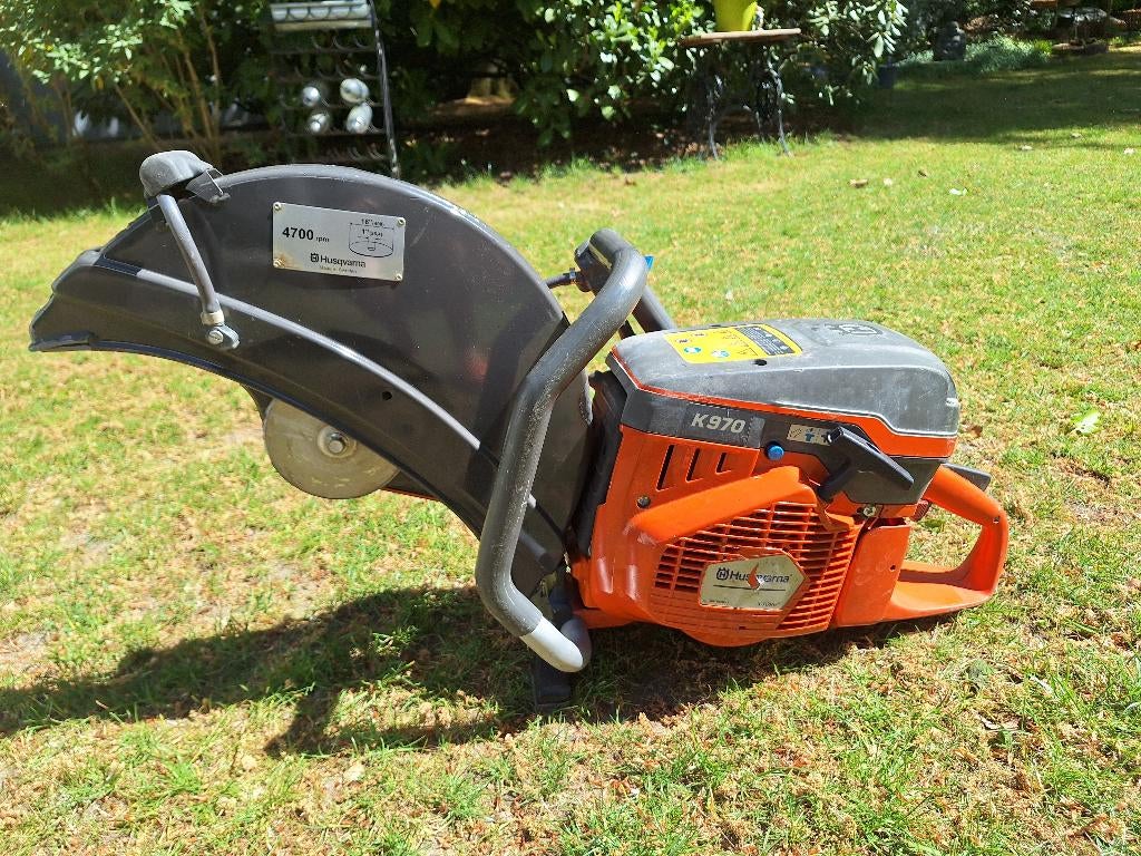 Husqvarna K970 betonzaag nieuwstaat, Doe-het-zelf en Bouw, Gereedschap | Zaagmachines, Ophalen, 70 mm of meer, Overige typen, Zo goed als nieuw