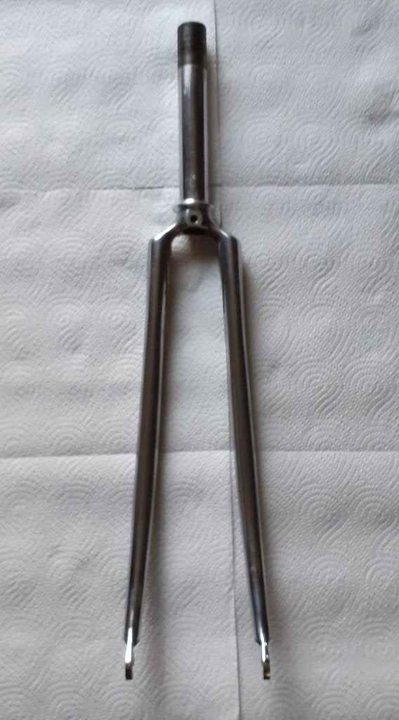 Fourche chromée vintage en Columbus SL, Autres marques, 10 à 15 vitesses, Frein sur jante, 49 à 53 cm