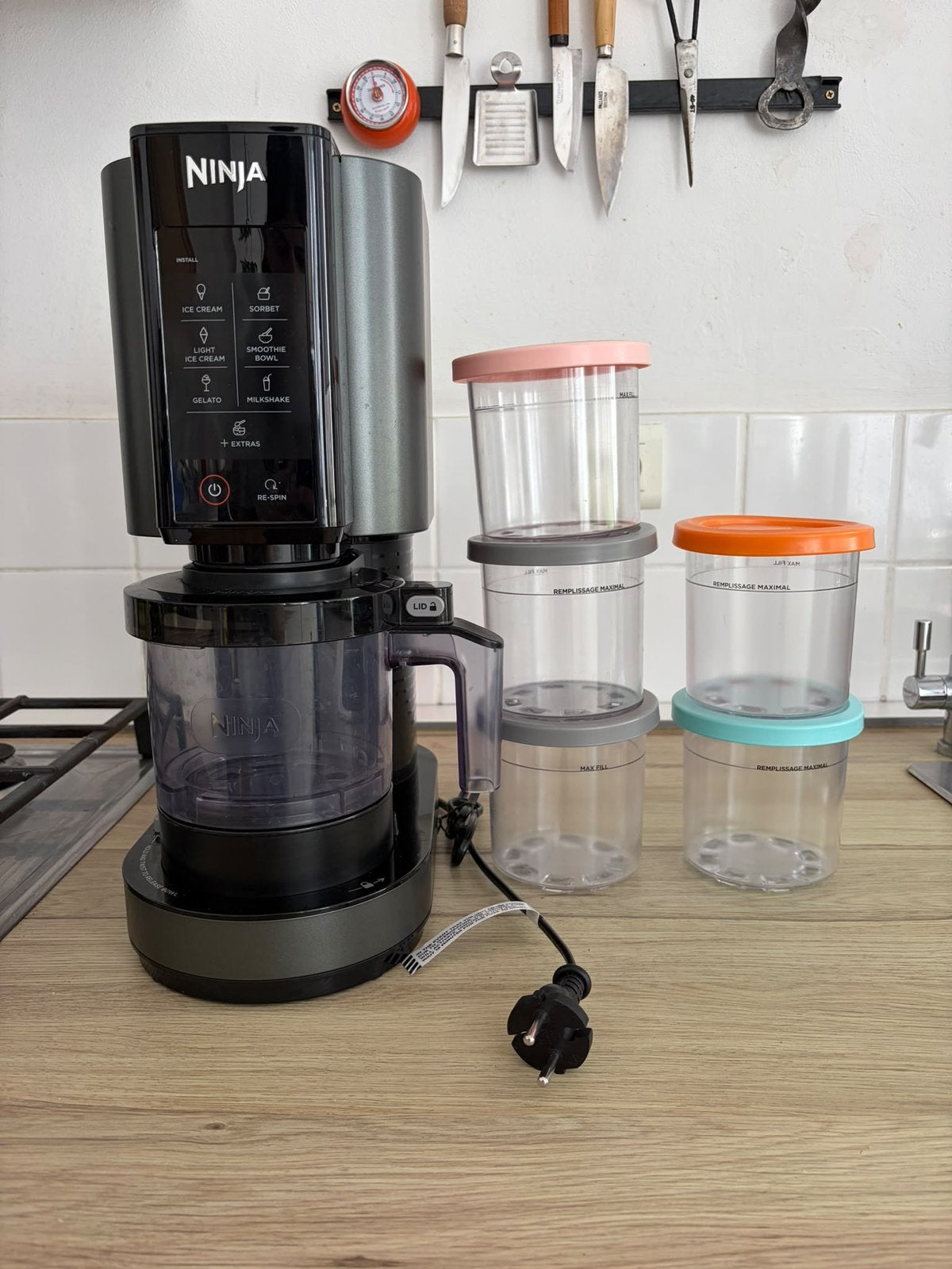 Machine a glace Ninja creami+ 6 pots, Enlèvement ou Envoi, Comme neuf