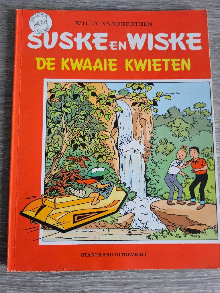 strip suske en wiske 1e druk april 1987, Boeken, Ophalen, Zo goed als nieuw, Willy Vandersteen