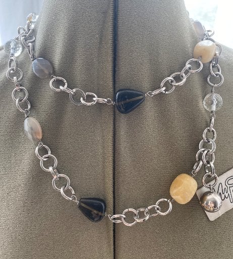collier Dyrberg/Kern, Ophalen, Gebruikt, Overige kleuren, Met edelsteen