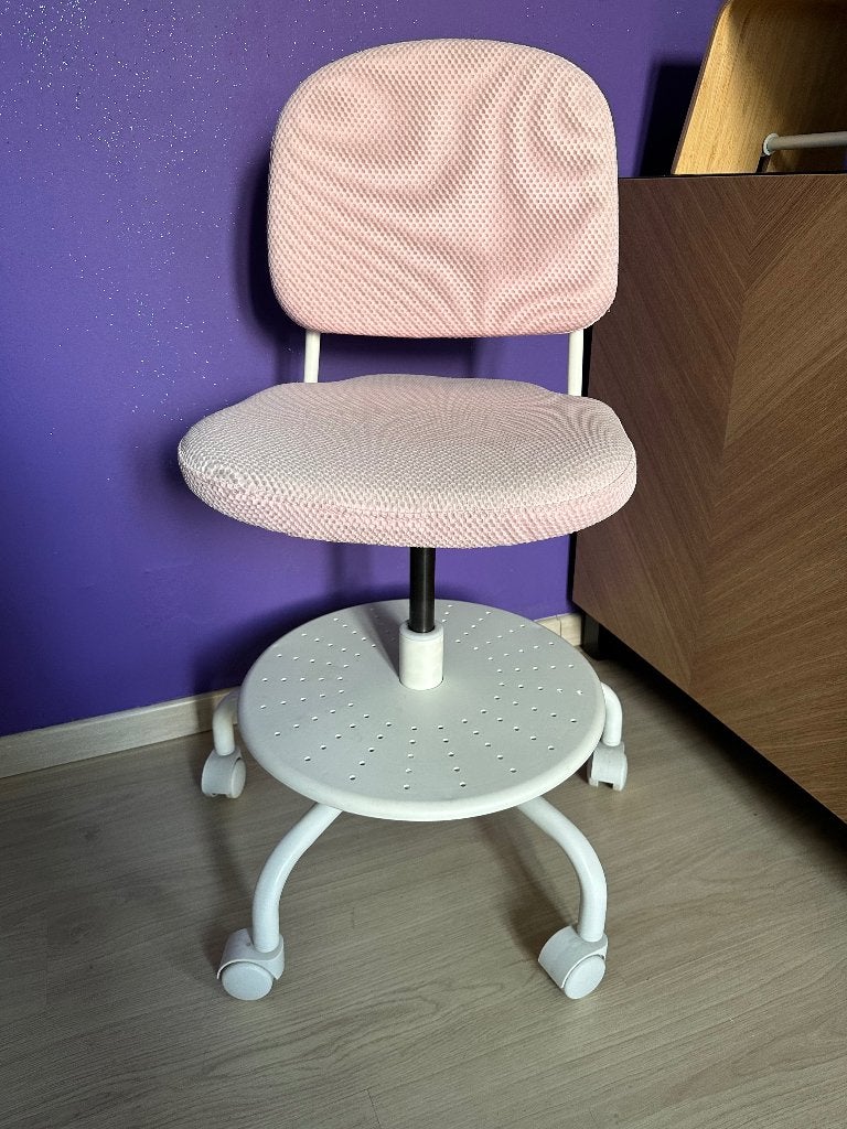 Chaise bureau enfant, Maison & Meubles, Chaises de bureau, Enlèvement, Comme neuf, Rose, Chaise de bureau