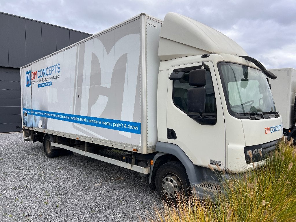 DAF LF45 - 12 Ton Vrachtwagen, Auto's, Automaat, Zwart, Wit, Diesel