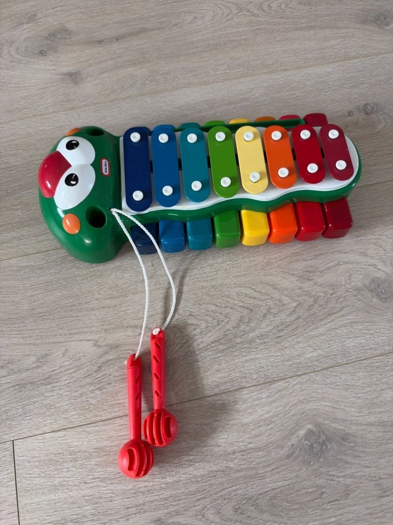 Xylophone/piano Little Tikes (chenille), Enlèvement ou Envoi, Comme neuf, Découverte, Sonore