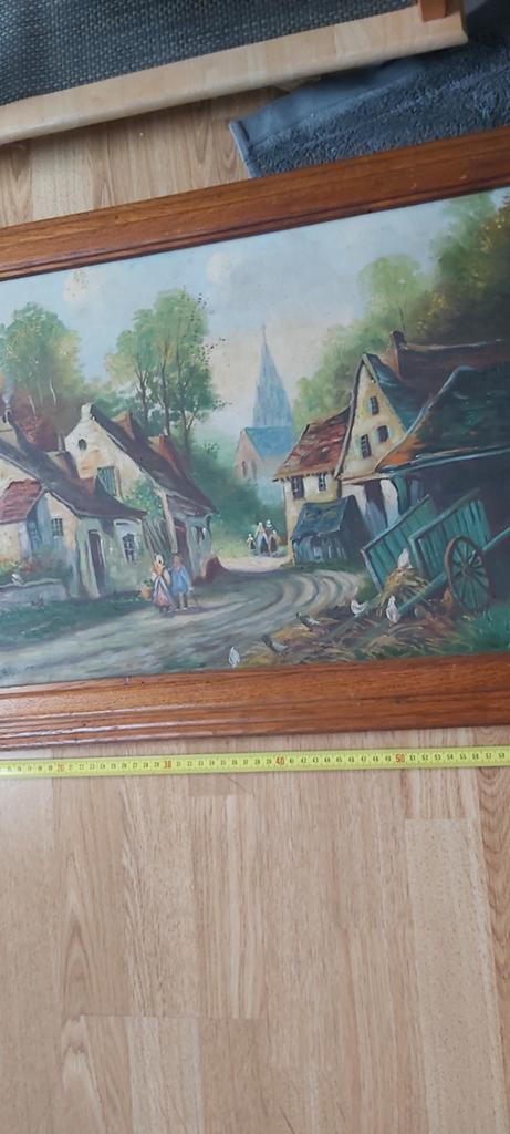 Schilderij op doek Parret 1943, Ophalen