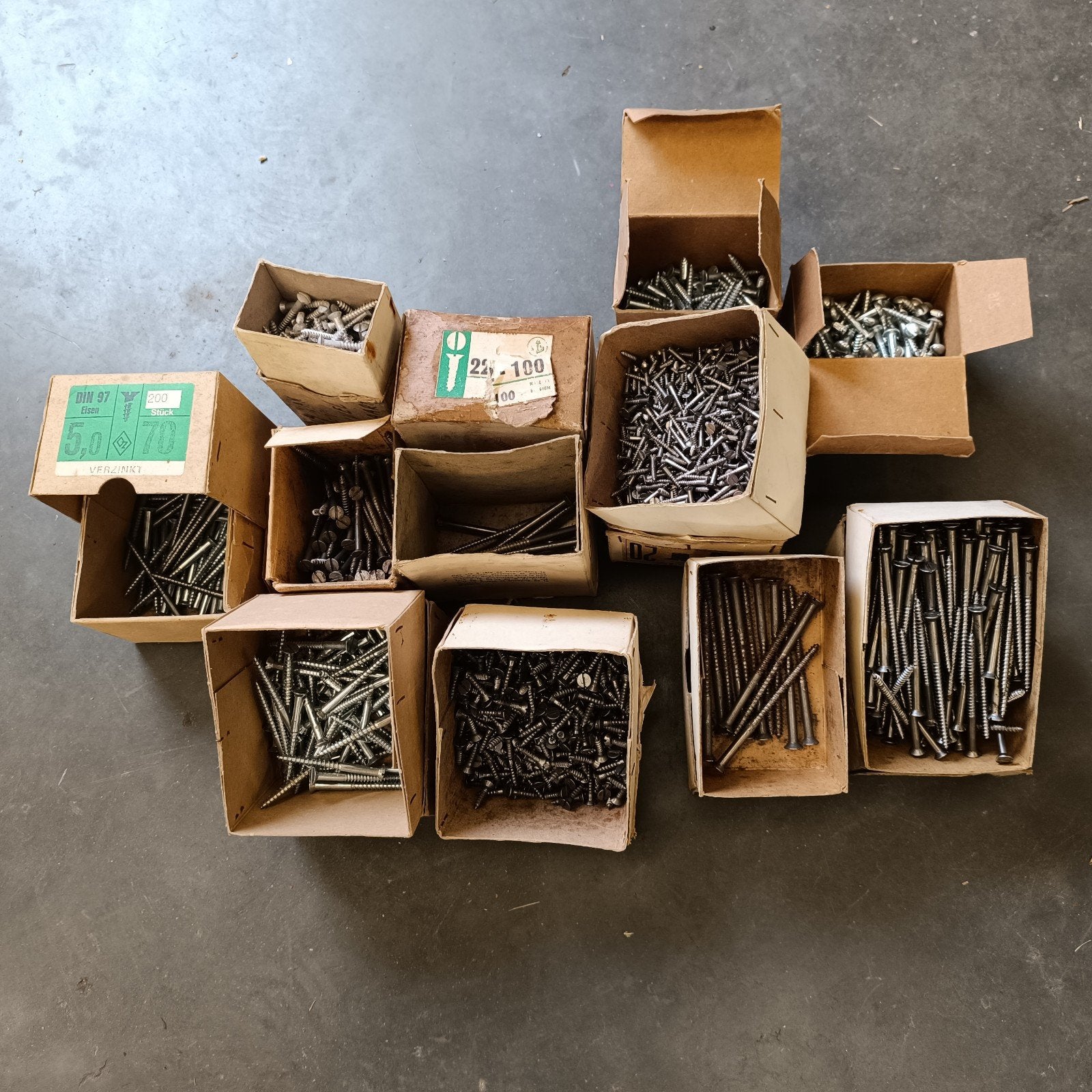 schroeven verschillende maten, Bricolage & Construction, Enlèvement, Vis