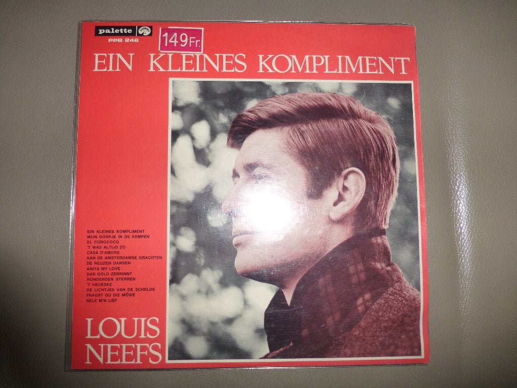 Vinylplaat Louis Neefs, Cd's en Dvd's, Vinyl | Nederlandstalig, Gebruikt, Beschermende buitenhoes, Fotohoes, Inclusief binnenhoes