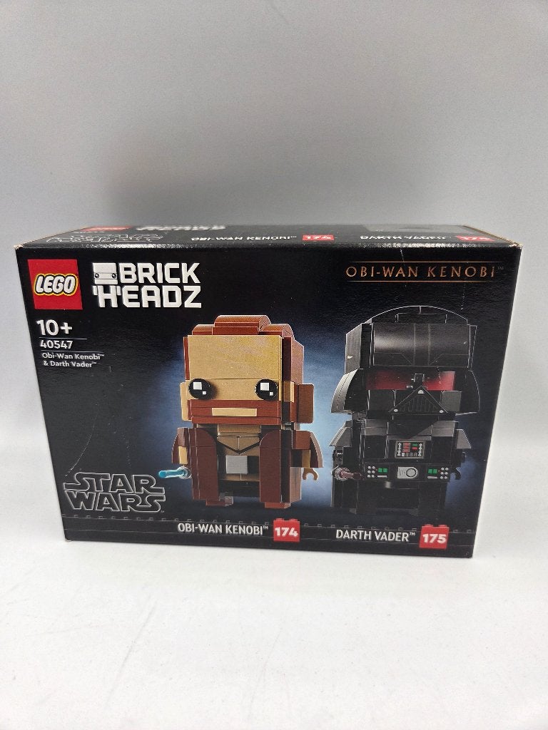 LEGO Brickheadz 40547 Obi-Wan Kenobi et Dark Vador, Neuf, Enlèvement ou Envoi, BrickHeadz, Lego