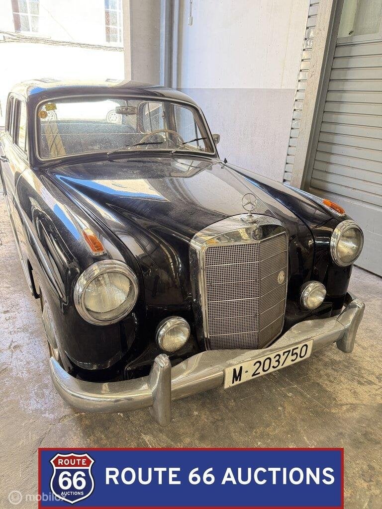 Mercedes-Benz 220 S Ponton | 1958 | Route 66 Auctions, Achat, Entreprise, Boîte manuelle, Autre carrosserie