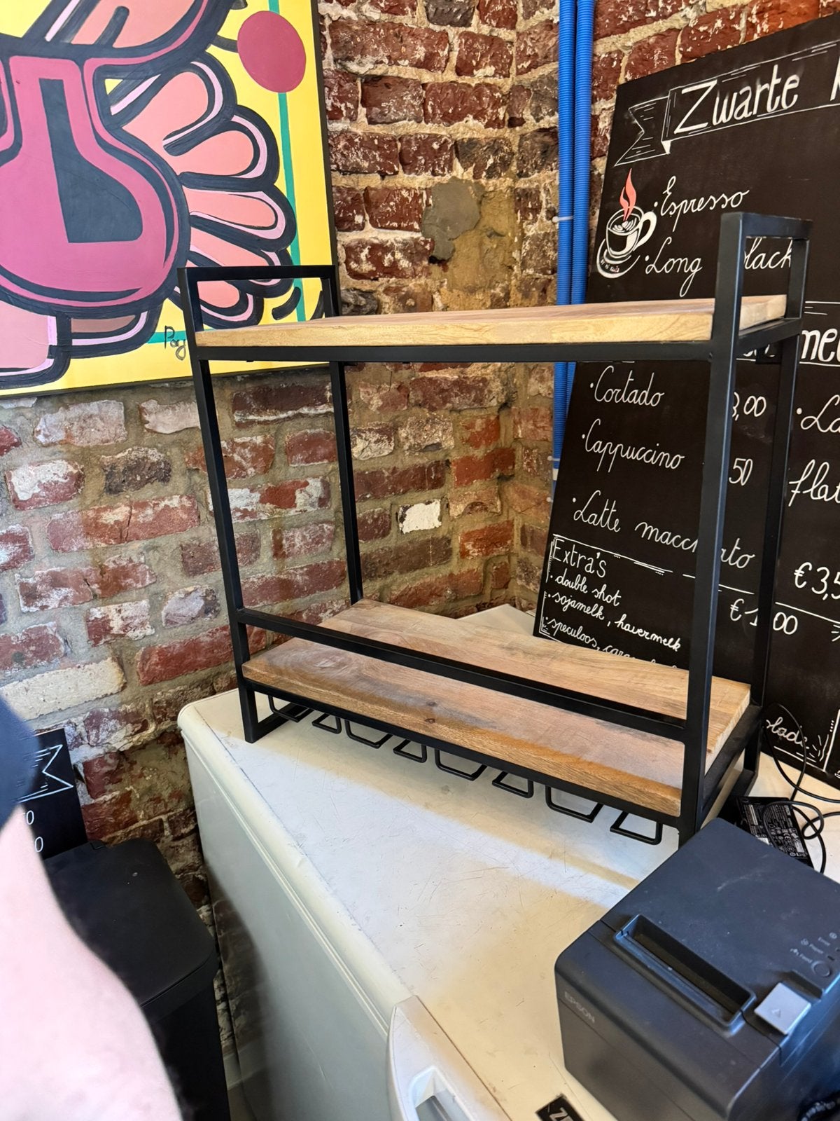 Hangkastje voor bar, Huis en Inrichting, Ophalen, Zo goed als nieuw