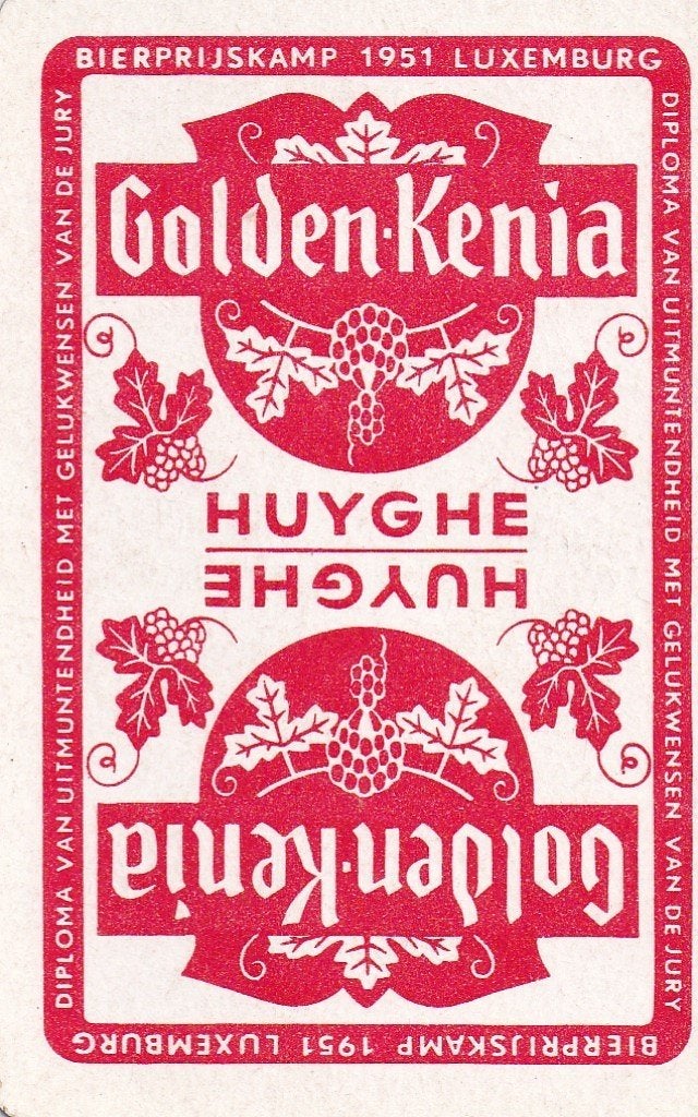 B 6 / S K GOLDEN KENIA 1951, Verzamelen, Ophalen of Verzenden, Nieuw, Speelkaart(en)