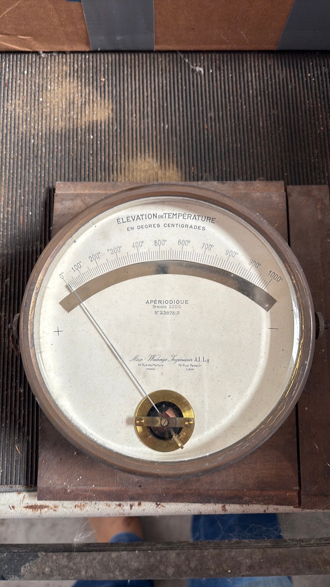 Thermomètre apériodique, Enlèvement ou Envoi