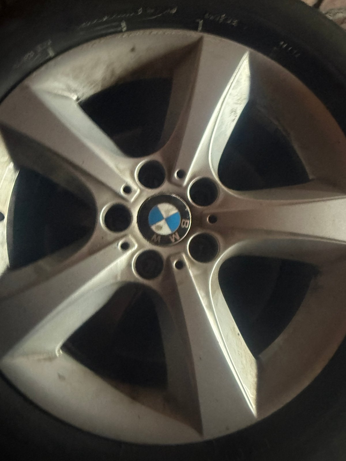 Bmw X5 velgen met banden, Ophalen, 18 inch, Gebruikt, 255 mm