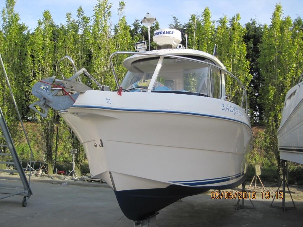 Quicksilver 6,20 timoinier, Watersport en Boten, Vis- en Consoleboten, Gebruikt, 6 meter of meer, Aluminium, Ophalen