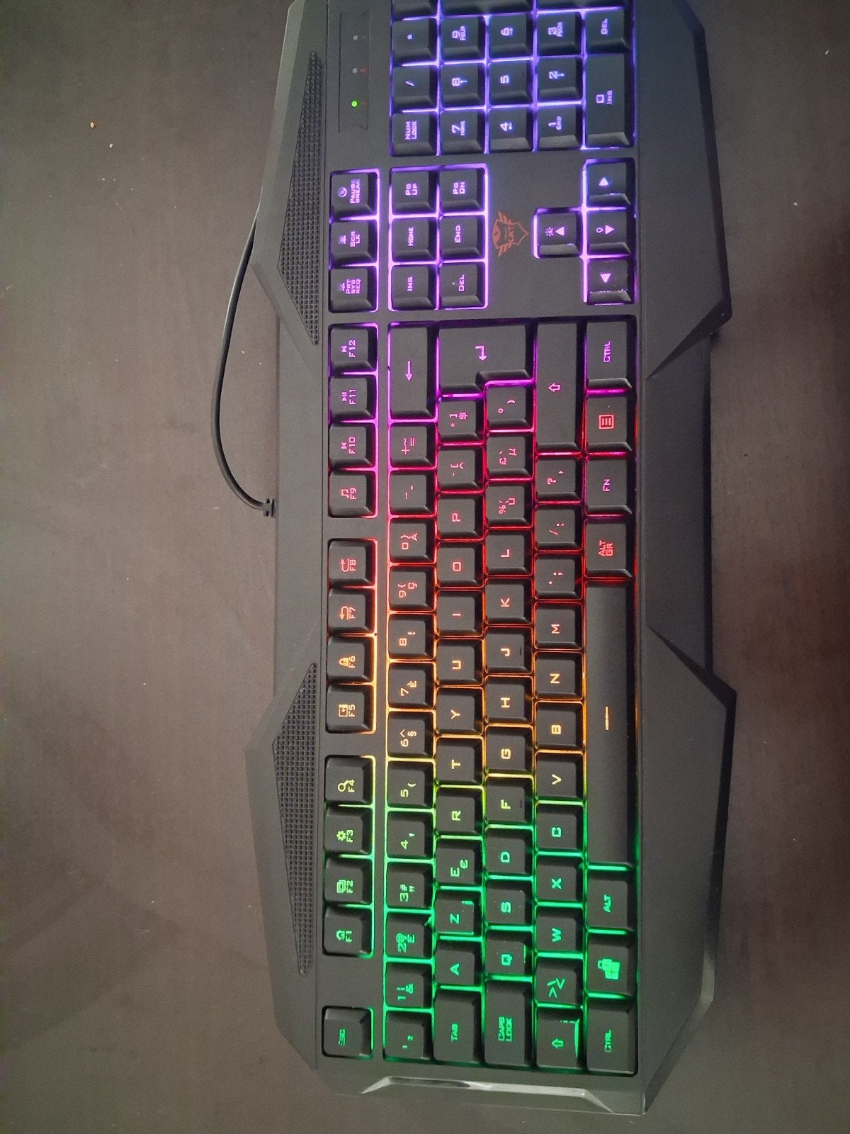 Lichtgevend toetsenbord azerty, Computers en Software, Toetsenborden, Ophalen, Azerty