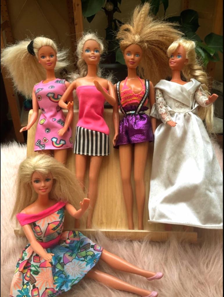 5 Barbie poppen Mattel, Ophalen of Verzenden, Gebruikt, Pop