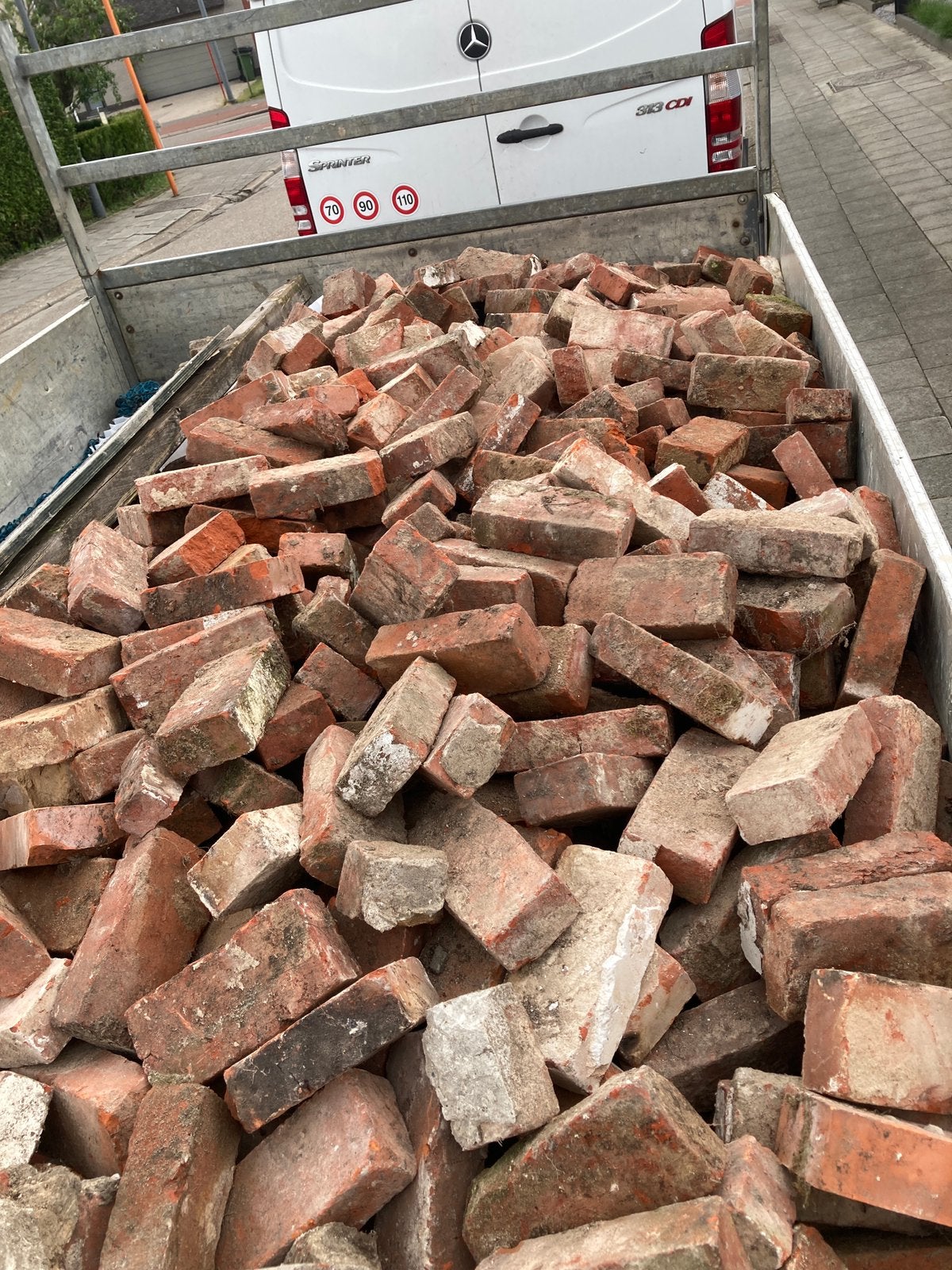 Oude recuperatiestenen gevelstenen - Volledig schoongemaakt, Enlèvement ou Envoi
