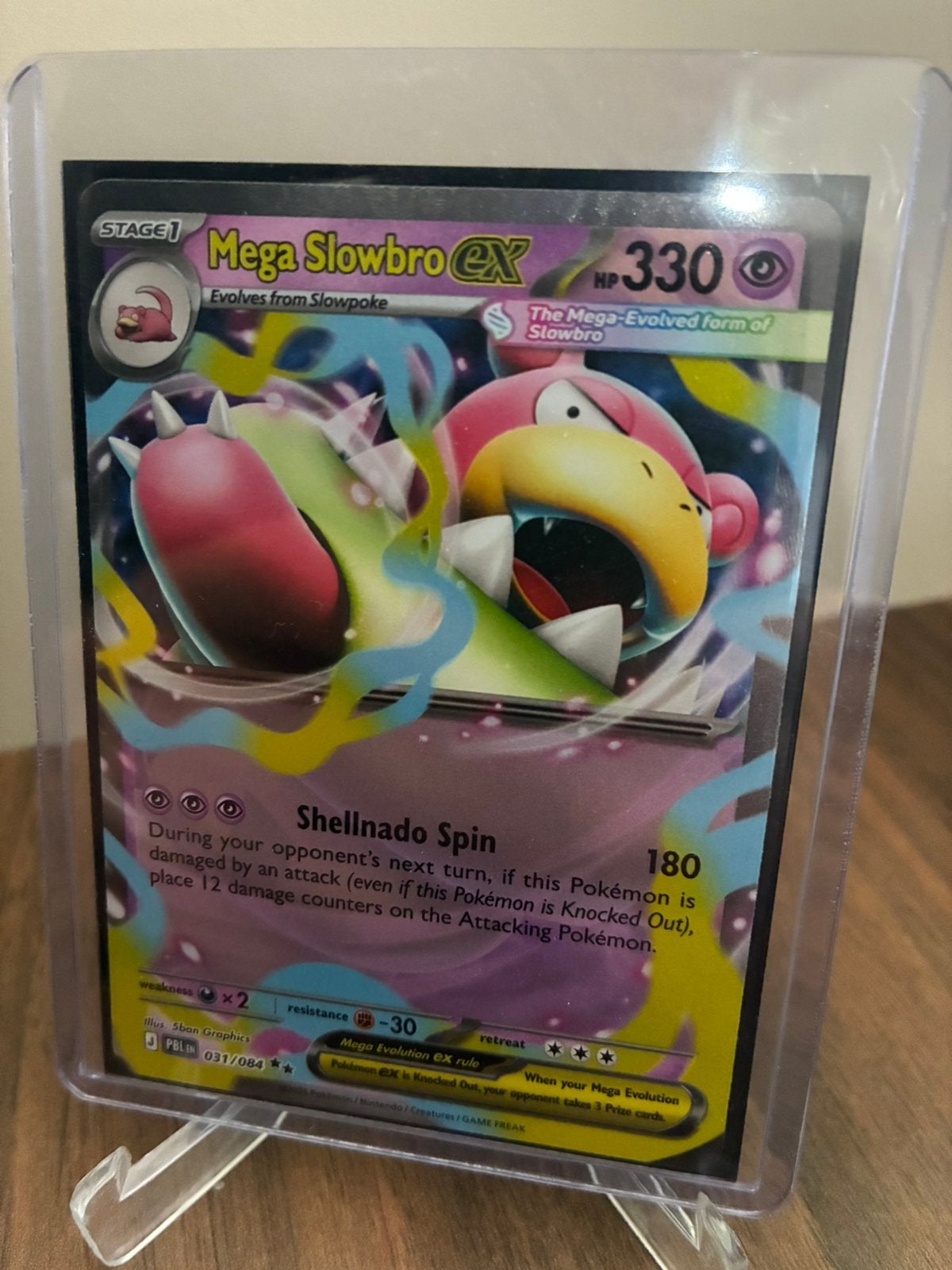 Pokemon mega slowbro ex pitch Black, Enlèvement ou Envoi, Comme neuf, Booster