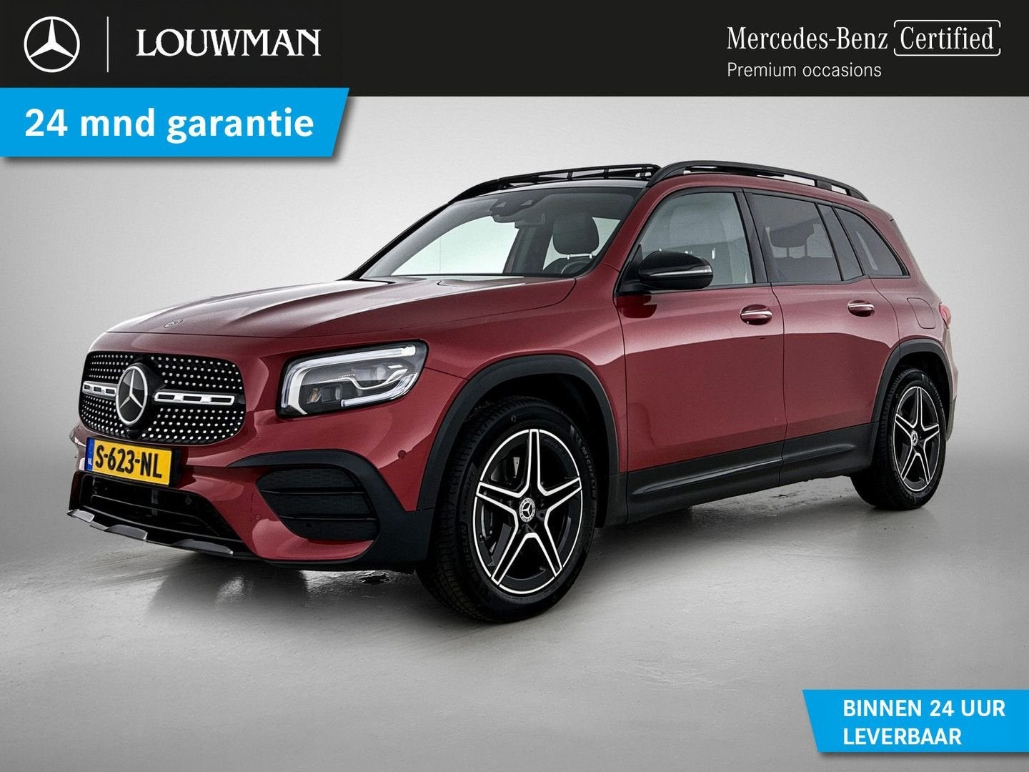 Mercedes-Benz GLB 200 Business Solution AMG | Toit Pano | at, Autos, Rouge, Achat, Noir, Système Start/Stop