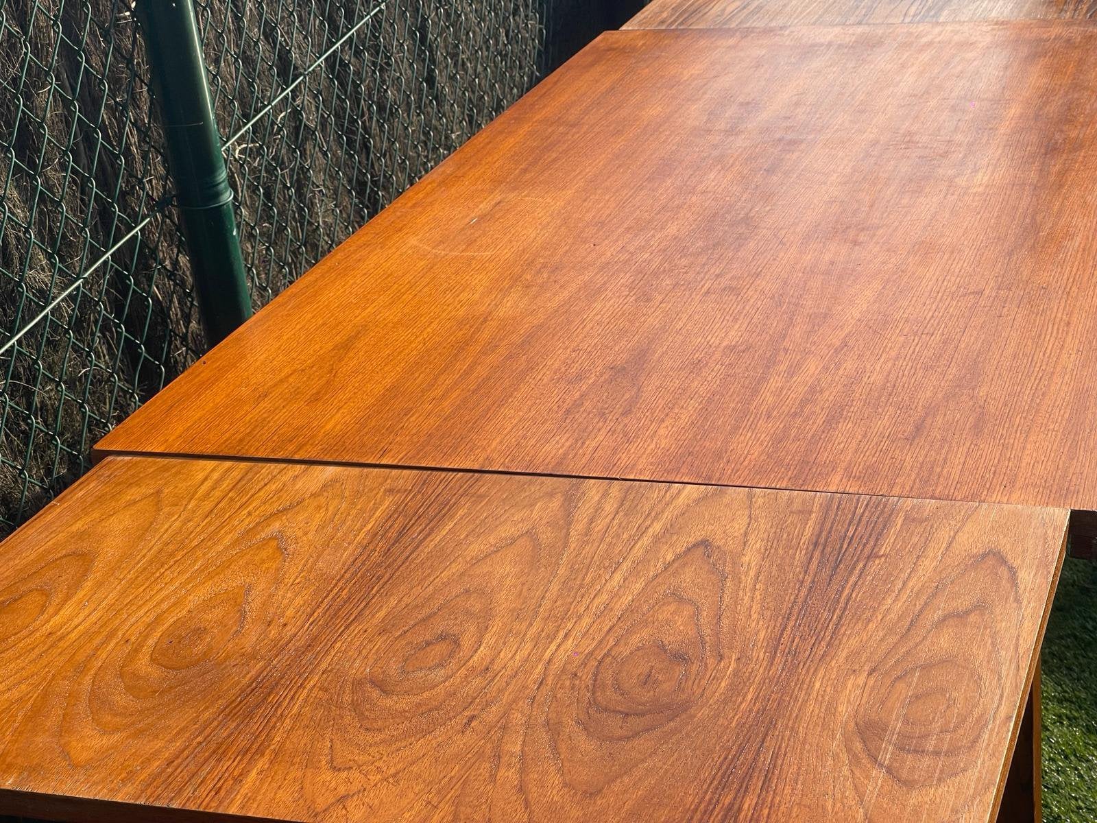 Table extensible vintage en bois de rose des années 1960, Enlèvement