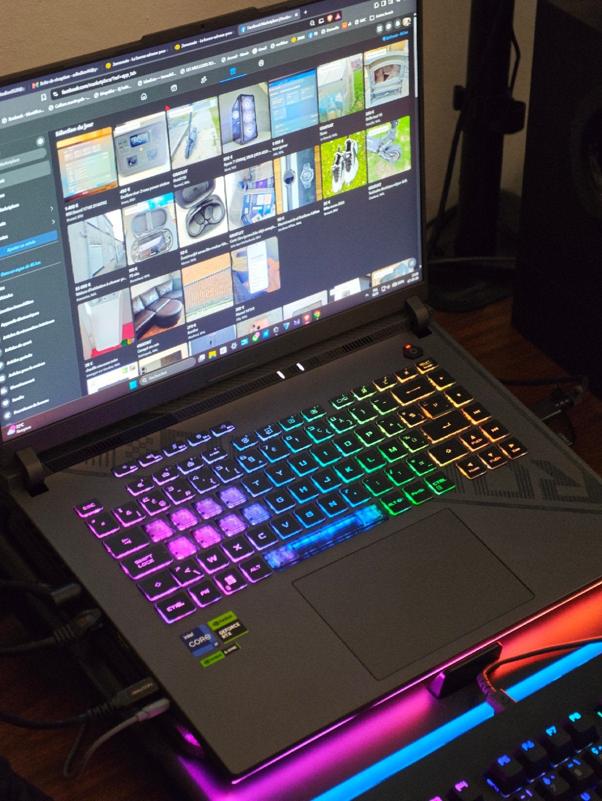 échange Asus rog strix G16 haut de gamme i9 13980hx rtx4080, Computers en Software, Ophalen, Met videokaart, 32 GB, Zo goed als nieuw