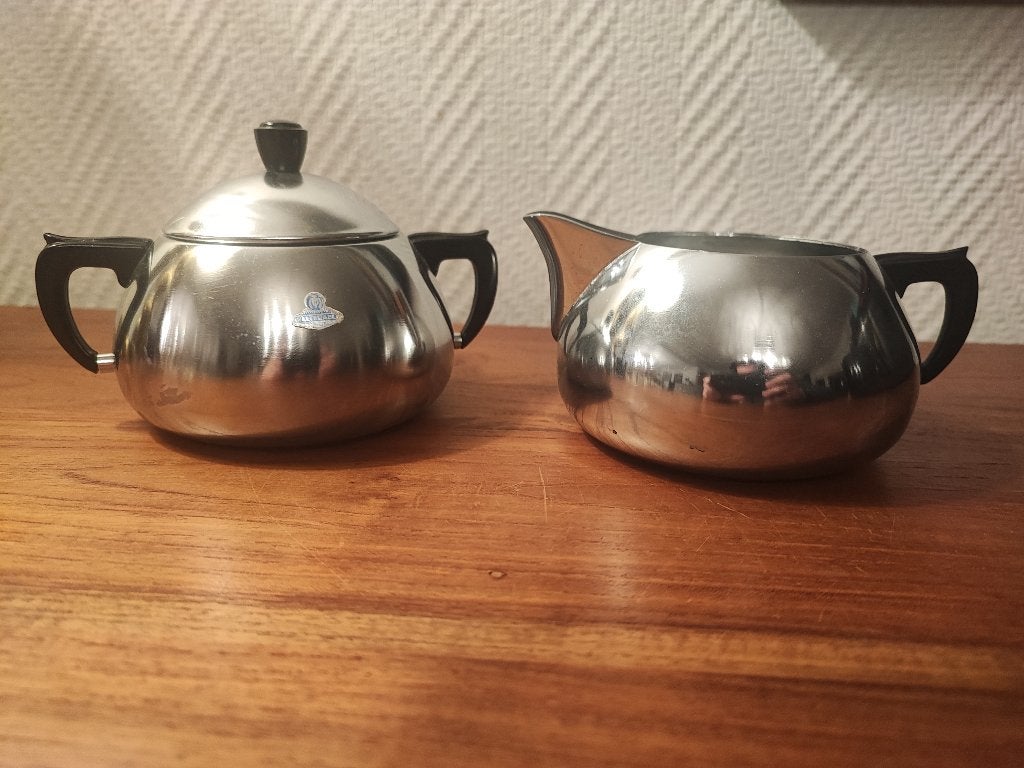 suiker en melkpotje Demeyere Vintage, Antiek en Kunst, Ophalen of Verzenden