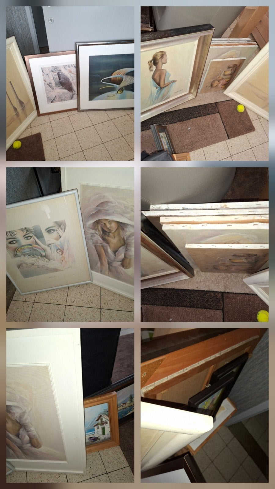 Verschillende schilderijen. En litho's koopje 1 lot, Antiek en Kunst, Kunst | Schilderijen | Klassiek, Ophalen