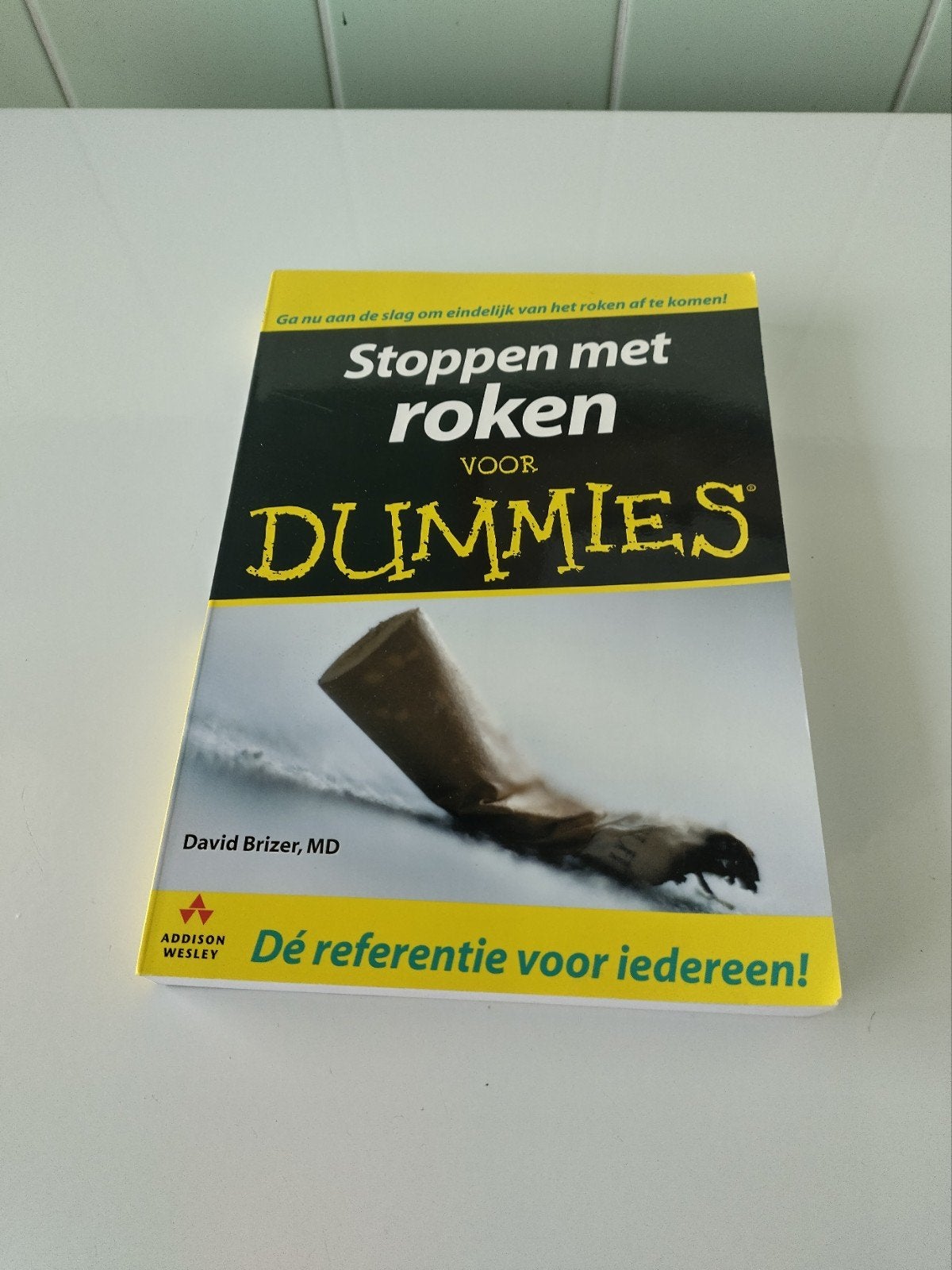 Stoppen met roken Boek AFHALING LEES BESCHRIJVING, Ophalen, Gelezen, David Brizer MD