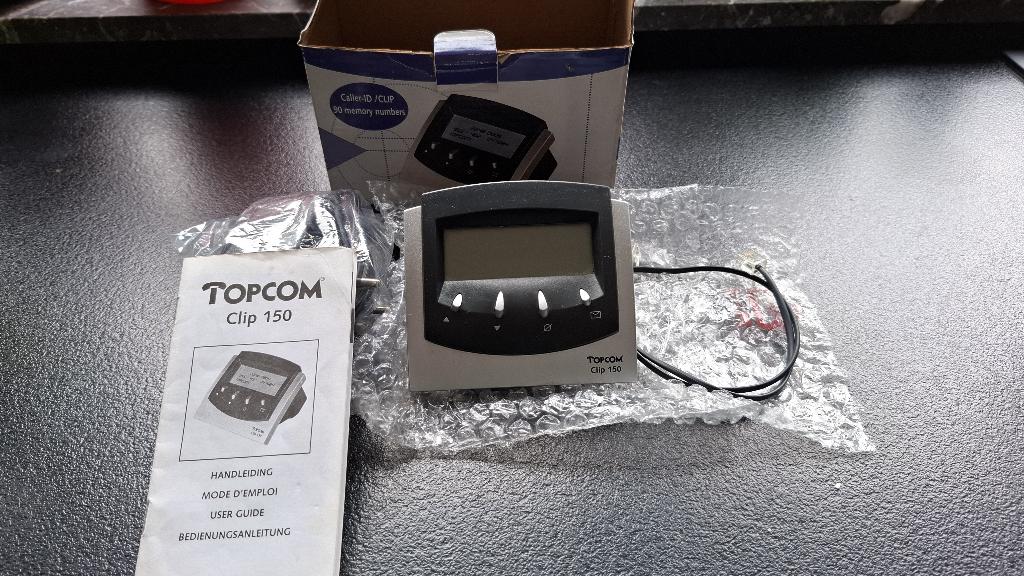 Topcom Clip 150 - Boîtier numéro téléphone, Télécoms, Téléphones fixes | Combinés & sans fil, Enlèvement, Comme neuf